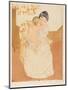 Maternal Caress, 1890-1-Mary Cassatt-Mounted Giclee Print