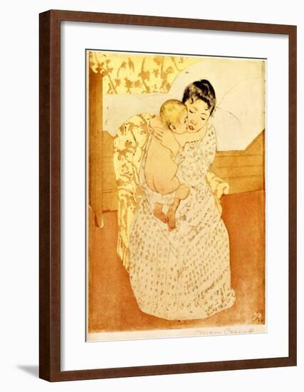 Maternal Caress-Mary Cassatt-Framed Giclee Print