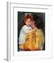 Maternal Kiss, c,1896-Mary Cassatt-Framed Giclee Print