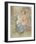 Maternité dit aussi L'Enfant au sein (madame Renoir et son fils Pierre)-Pierre-Auguste Renoir-Framed Giclee Print