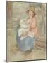 Maternité dit aussi L'Enfant au sein (madame Renoir et son fils Pierre)-Pierre-Auguste Renoir-Mounted Giclee Print