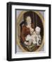 Maternité (Ovale II), la mère et l'enfant-Maria Blanchard-Framed Giclee Print