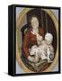 Maternité (Ovale II), la mère et l'enfant-Maria Blanchard-Framed Stretched Canvas