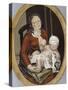 Maternité (Ovale II), la mère et l'enfant-Maria Blanchard-Stretched Canvas