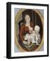 Maternité (Ovale II), la mère et l'enfant-Maria Blanchard-Framed Giclee Print