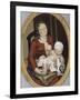 Maternité (Ovale II), la mère et l'enfant-Maria Blanchard-Framed Giclee Print