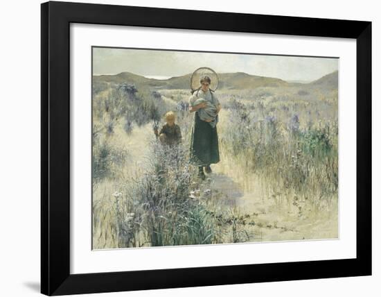 Maternite-George Hitchcock-Framed Art Print