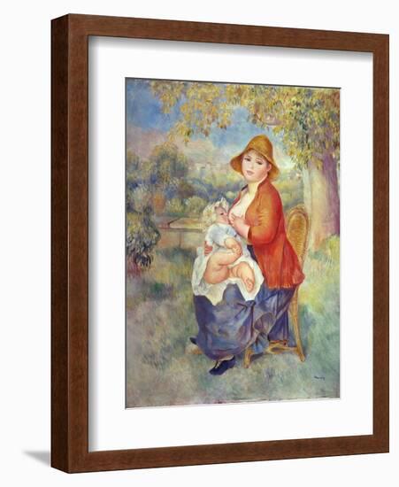 Maternity, 1885-Pierre-Auguste Renoir-Framed Giclee Print