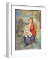 Maternity, 1885-Pierre-Auguste Renoir-Framed Giclee Print