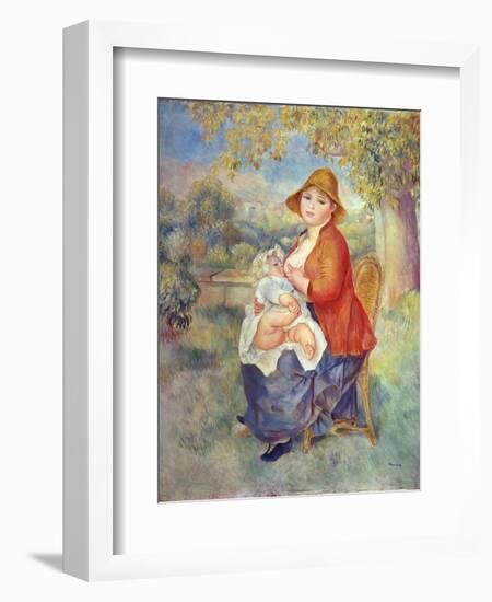 Maternity, 1885-Pierre-Auguste Renoir-Framed Giclee Print