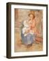 Maternity also called Child at the Breast-Pierre-Auguste Renoir-Framed Art Print