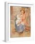 Maternity also called Child at the Breast-Pierre-Auguste Renoir-Framed Art Print