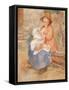 Maternity also called Child at the Breast-Pierre-Auguste Renoir-Framed Stretched Canvas