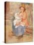 Maternity also called Child at the Breast-Pierre-Auguste Renoir-Stretched Canvas