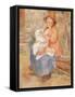 Maternity (Child at the Breast)-Pierre-Auguste Renoir-Framed Stretched Canvas