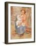 Maternity (Child at the Breast)-Pierre-Auguste Renoir-Framed Giclee Print