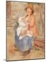 Maternity (Child at the Breast)-Pierre-Auguste Renoir-Mounted Giclee Print