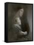 Maternity (Suffering) (Oil on Canvas)-Eugene Carriere-Framed Stretched Canvas