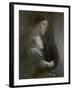 Maternity (Suffering) (Oil on Canvas)-Eugene Carriere-Framed Giclee Print