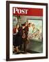 "Maternity Ward," Saturday Evening Post Cover, November 2, 1946-Constantin Alajalov-Framed Giclee Print