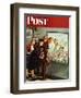 "Maternity Ward," Saturday Evening Post Cover, November 2, 1946-Constantin Alajalov-Framed Giclee Print