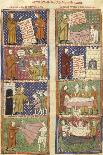 Historiated Page: History of an Oblate, Miniature from Breviary of Love-Matfre Ermengau-Giclee Print
