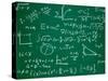 Math Formulas on School Blackboard Education-PicsFive-Stretched Canvas