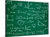 Math Formulas on School Blackboard Education-PicsFive-Stretched Canvas
