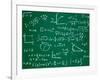 Math Formulas on School Blackboard Education-PicsFive-Framed Art Print