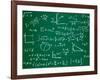 Math Formulas on School Blackboard Education-PicsFive-Framed Art Print