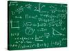 Math Formulas on School Blackboard Education-PicsFive-Stretched Canvas