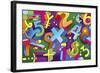 Math Mural-Howie Green-Framed Giclee Print