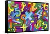 Math Mural-Howie Green-Framed Stretched Canvas