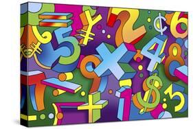 Math Mural-Howie Green-Stretched Canvas