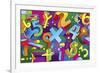 Math Mural-Howie Green-Framed Giclee Print