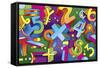 Math Mural-Howie Green-Framed Stretched Canvas