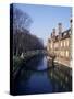 Mathematical Bridge, Queens' College, Cambridge, Cambridgeshire, England, United Kingdom-Michael Jenner-Stretched Canvas