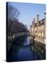 Mathematical Bridge, Queens' College, Cambridge, Cambridgeshire, England, United Kingdom-Michael Jenner-Stretched Canvas