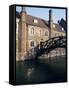 Mathematical Bridge, Queens' College, Cambridge, Cambridgeshire, England, United Kingdom-Michael Jenner-Framed Stretched Canvas