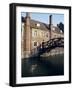 Mathematical Bridge, Queens' College, Cambridge, Cambridgeshire, England, United Kingdom-Michael Jenner-Framed Photographic Print