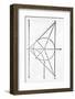 Mathematical Diagram by Niccolo Tartaglia-Middle Temple Library-Framed Photographic Print