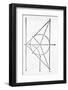 Mathematical Diagram by Niccolo Tartaglia-Middle Temple Library-Framed Photographic Print