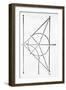 Mathematical Diagram by Niccolo Tartaglia-Middle Temple Library-Framed Photographic Print