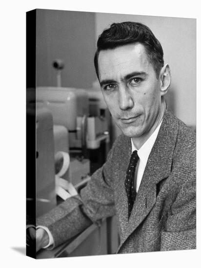 Mathematician and Computer Scientist Claude Shannon-Alfred Eisenstaedt-Stretched Canvas