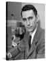 Mathematician and Computer Scientist Claude Shannon-Alfred Eisenstaedt-Stretched Canvas