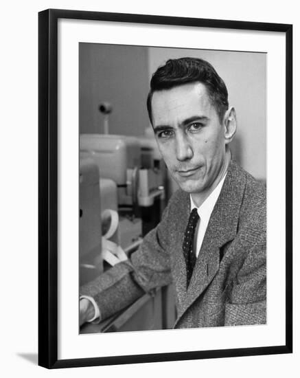 Mathematician and Computer Scientist Claude Shannon-Alfred Eisenstaedt-Framed Photographic Print