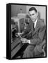 Mathematician and Computer Scientist Claude Shannon-Alfred Eisenstaedt-Framed Stretched Canvas