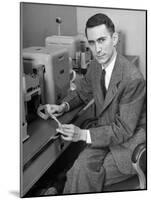 Mathematician and Computer Scientist Claude Shannon-Alfred Eisenstaedt-Mounted Photographic Print