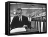 Mathematician John M. Tukey-Alfred Eisenstaedt-Framed Stretched Canvas