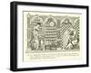 Mathematician Monks; One Teaching the Globe, the Other Is Copying a Manuscript-null-Framed Giclee Print